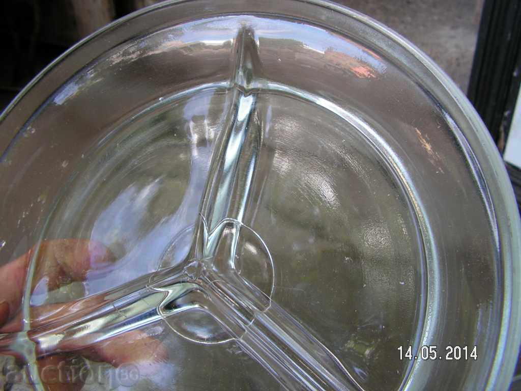 3021. SERVICE CHINES TROYKA MASSIVE GLASS ONE SINGLE WEIGHT - 6