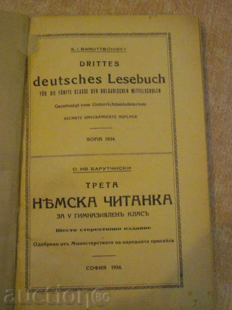 Book "Third German Reading - St.I.Barutsichki" - 128 pages with price 10.00 BGN | € 5.11
