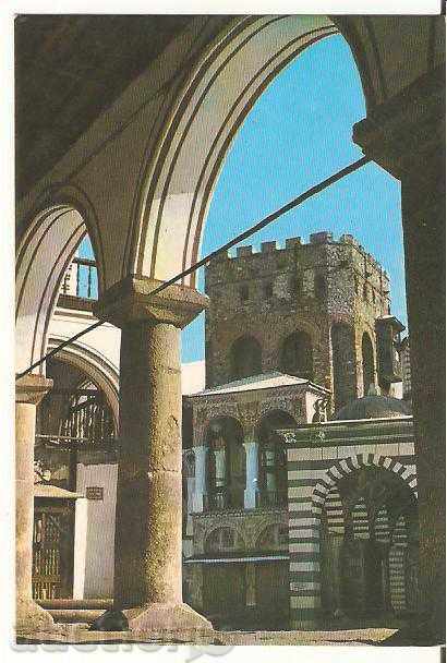 Καρτ ποστάλ Βουλγαρία Rila πύργος μοναστήρι φρούριο 1 *