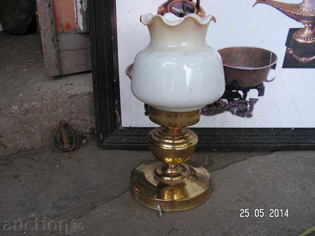 3130. RETRO NIGHT LAMP BRONZE GLASS QUARTZ TUIDA - 6 3130. RETRO NIGHT LAMP BRONZE GLASS QUARTZ TUIDA - 6