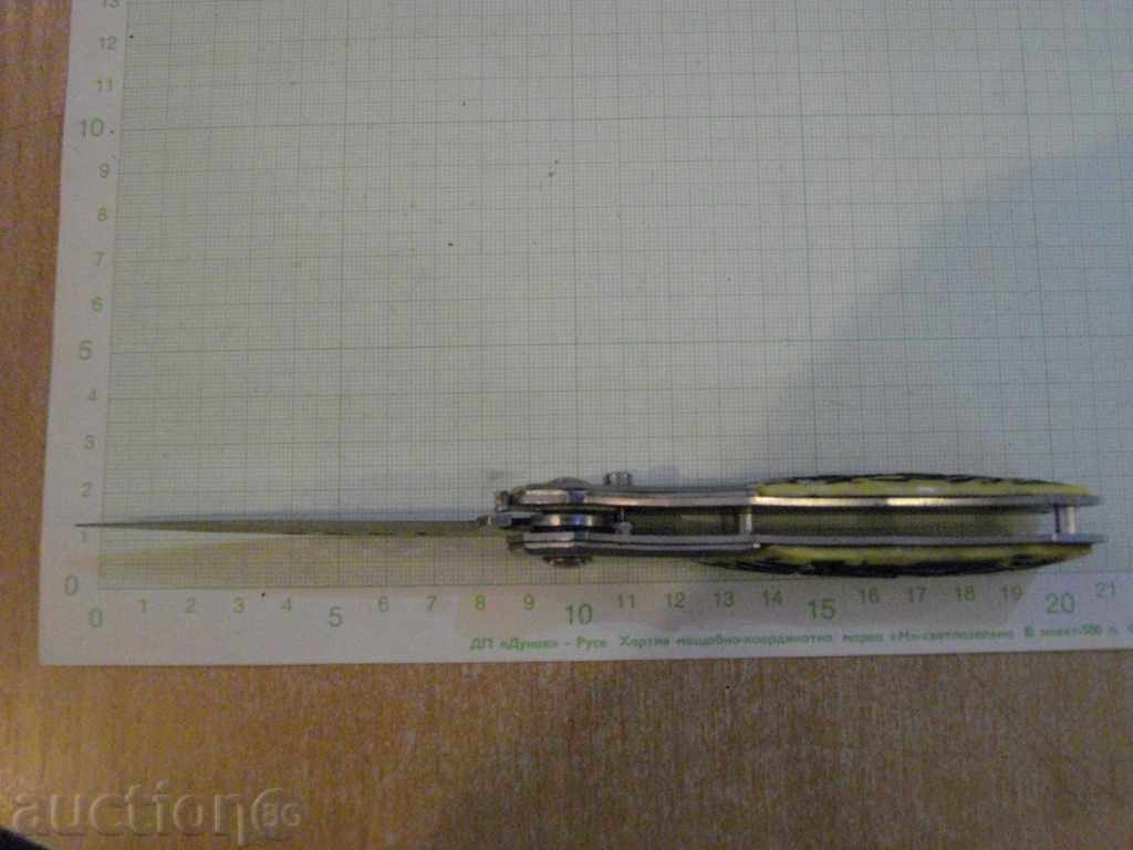 Knife folding semi-automatic with price 8.00 BGN | € 4.09 Knife folding semi-automatic with price 8.00 BGN | € 4.09