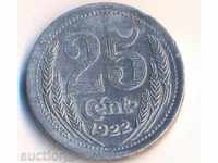 Γαλλία 25 centimes 1922