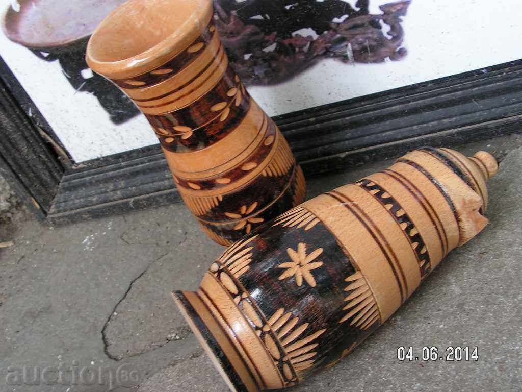 Παράδοση 3225. ΥΠΗΡΕΣΙΑ βραστήρα με ένα καπάκι και βάζο ξυλογλυπτική πυρογραφία Παράδοση 3225. ΥΠΗΡΕΣΙΑ βραστήρα με ένα καπάκι και βάζο ξυλογλυπτική πυρογραφία