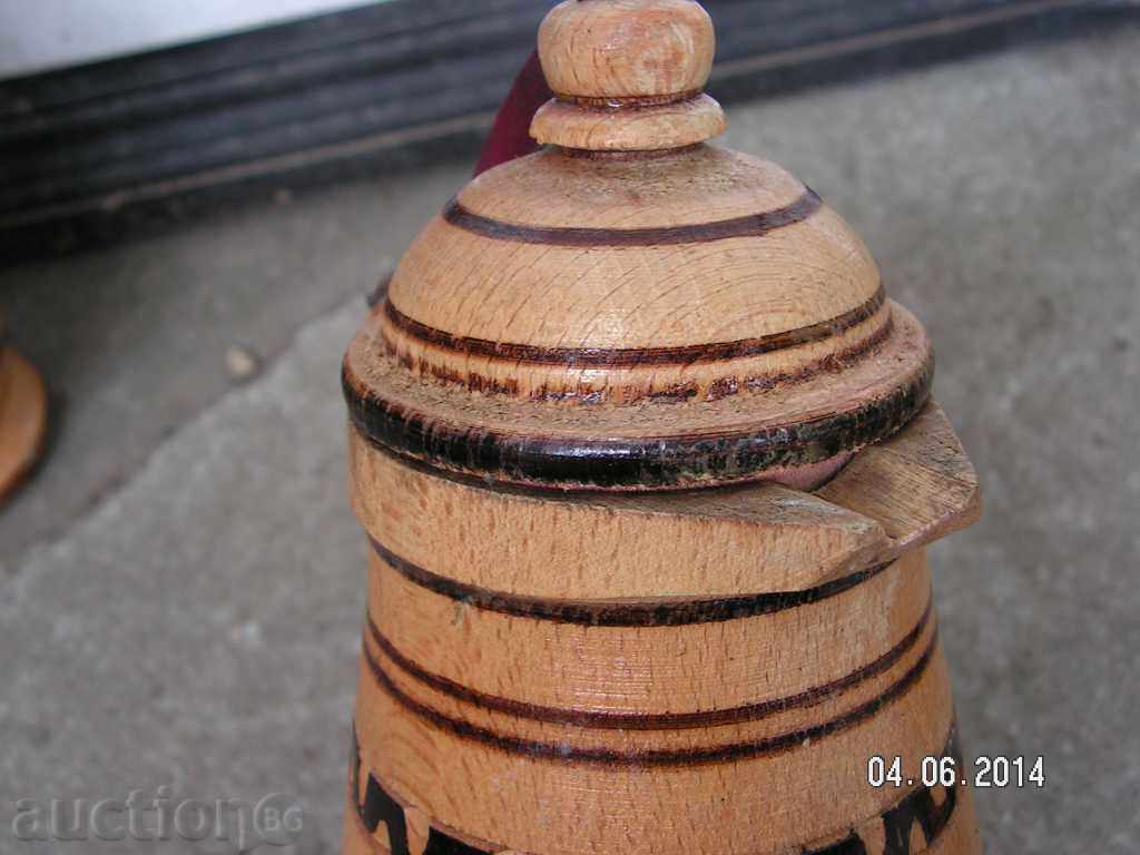 3225. ΥΠΗΡΕΣΙΑ βραστήρα με ένα καπάκι και βάζο ξυλογλυπτική πυρογραφία - 5 3225. ΥΠΗΡΕΣΙΑ βραστήρα με ένα καπάκι και βάζο ξυλογλυπτική πυρογραφία - 5