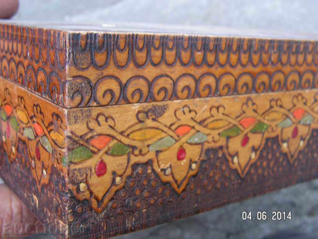 Delivery of 3226. STAR WOOD PYROGRAPHIC DRAWING BOX Delivery of 3226. STAR WOOD PYROGRAPHIC DRAWING BOX
