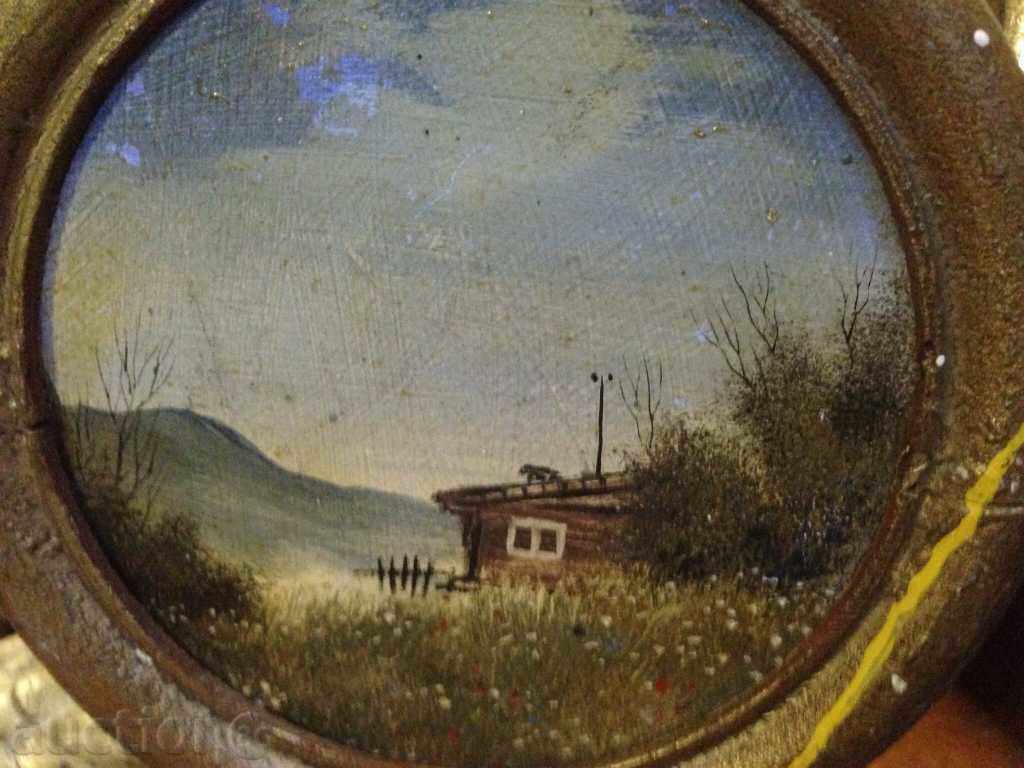 An old small landscape by a Russian author-unsigned with price 50.00 BGN | € 25.56