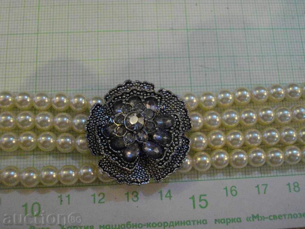 Necklace of artificial pearls and stones - 2 with price 10.00 BGN | € 5.11