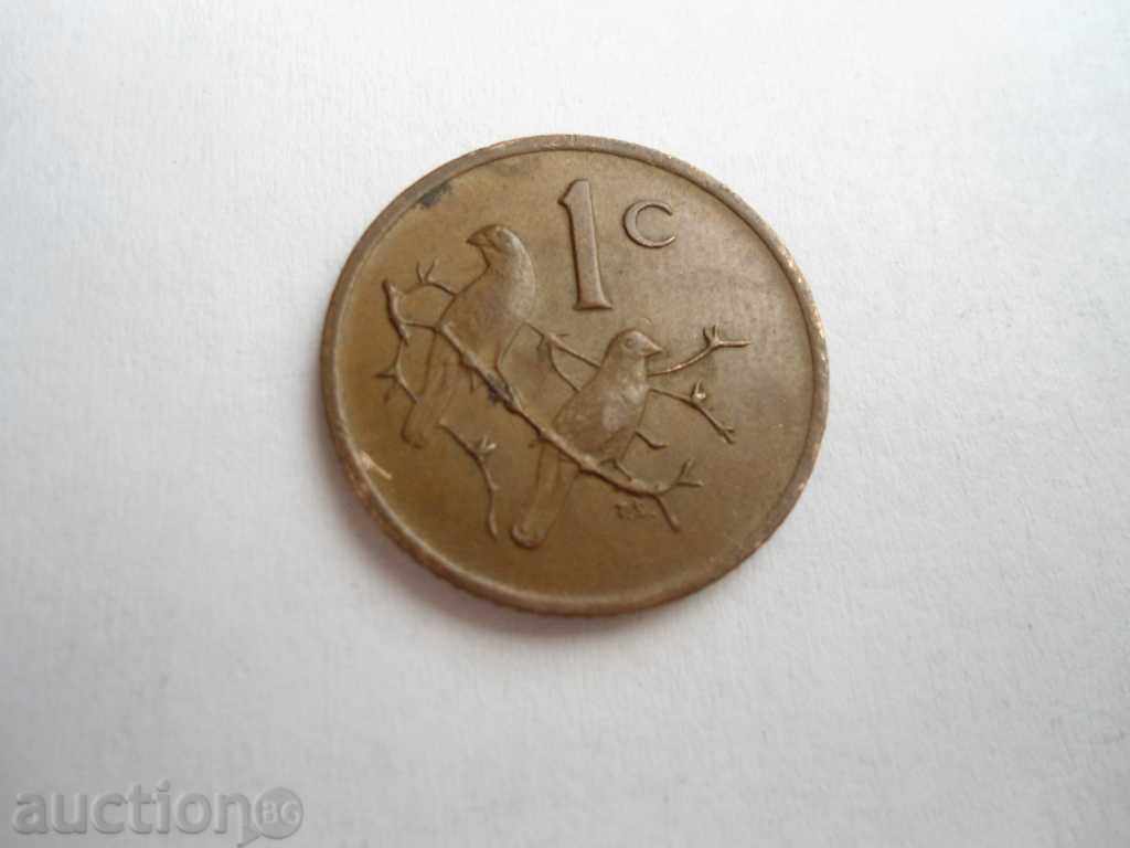 SOUTH AFRICA 1 CENT. 1976