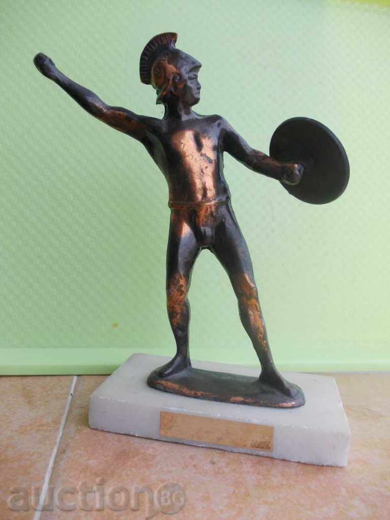 Copper - statuette - Spartan