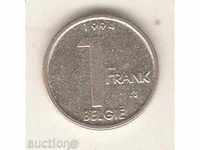+Белгия  1  франк  1994 г.  холандска  легенда