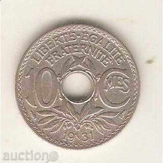 + Γαλλία 10 centimes 1931