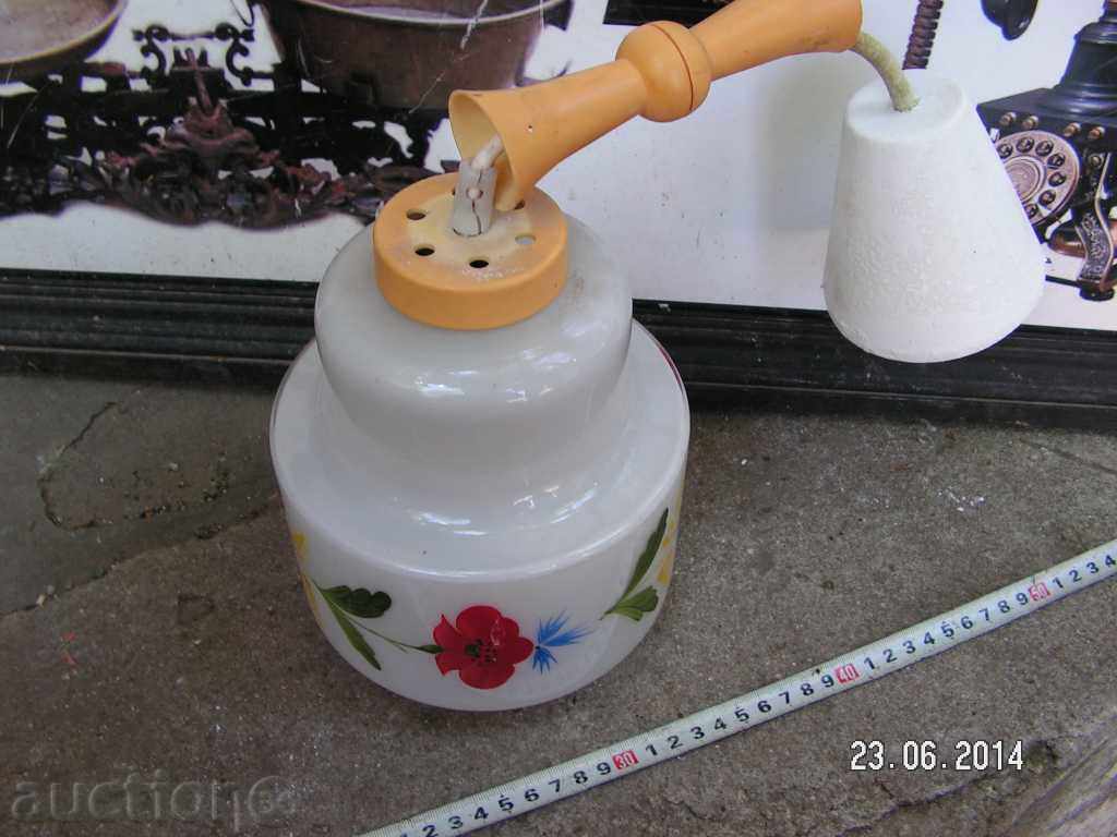 Auction 3381. STAR CHILDREN POLYLEY ABAJOUR HAND-DRAWING GLASS Auction 3381. STAR CHILDREN POLYLEY ABAJOUR HAND-DRAWING GLASS