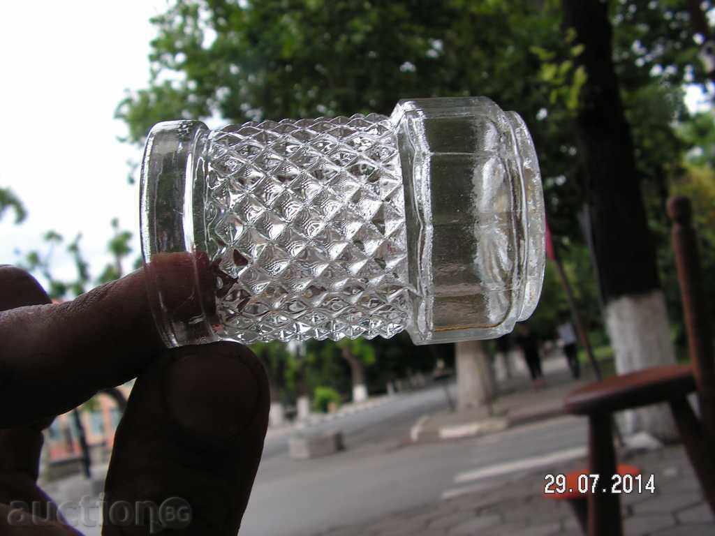 Auction 3523. SERVICE GRAPHIC WITH THREE BLACK MASSIVE GLASS Auction 3523. SERVICE GRAPHIC WITH THREE BLACK MASSIVE GLASS