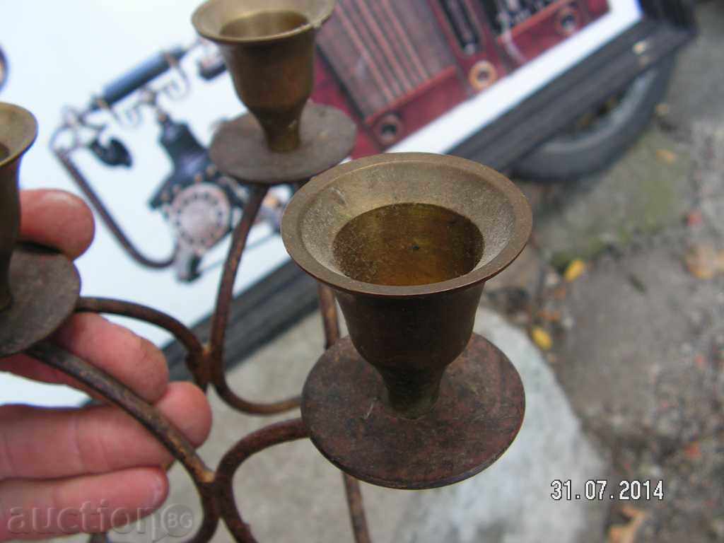 Livrarea 3546. Sfeșnic BRONZ Sex în Trei Livrarea 3546. Sfeșnic BRONZ Sex în Trei