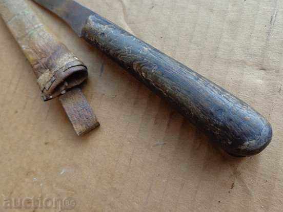 Shepherd's knife with horned knives and leather jug, dagger - 7 Shepherd's knife with horned knives and leather jug, dagger - 7