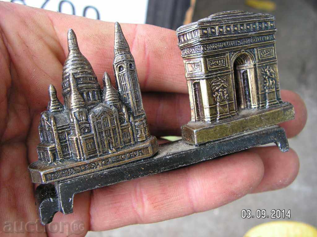 3675. SOUVENIR PARIS FRANCE METAL PARIS FRANCE - 5 3675. SOUVENIR PARIS FRANCE METAL PARIS FRANCE - 5