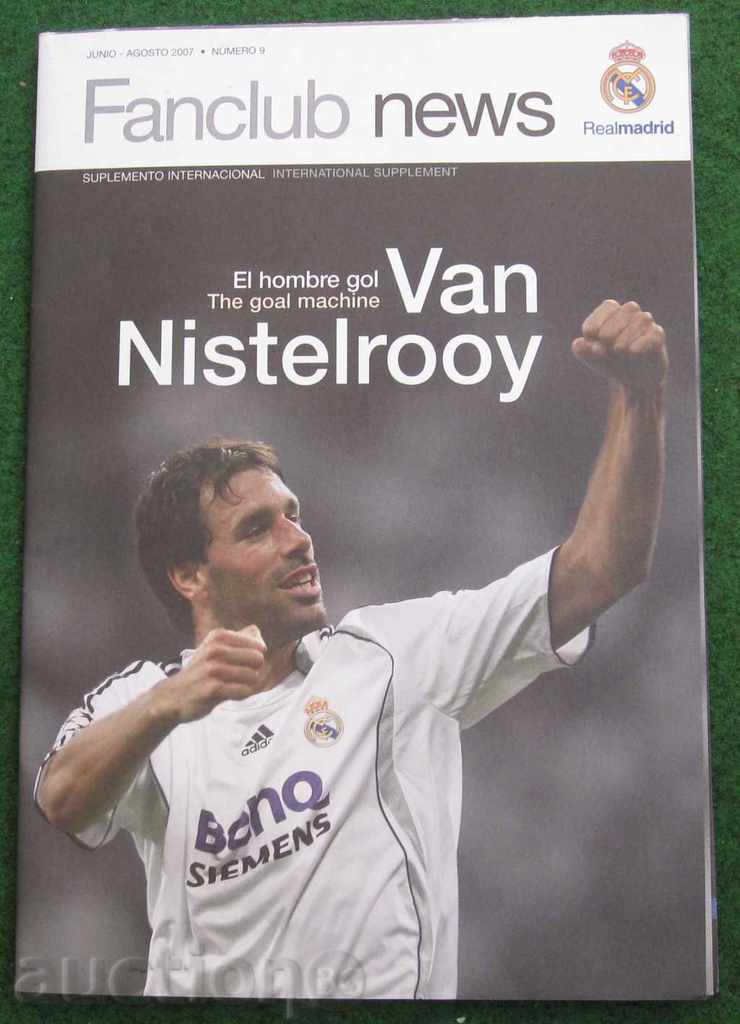 Auction  poster football Ruud van Nistelrooy