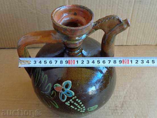 Old luxury vinegar, crown, pottery, pitcher - 7