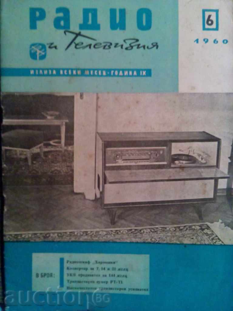сп.РАДИО И ТЕЛЕВИЗИЯ-1960г