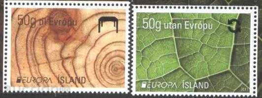 Чисти марки  Европа СЕПТ   2011  от  Исландия