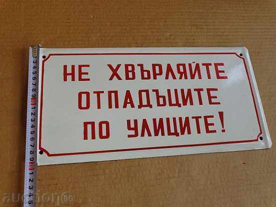 Auction Enameled plate, plate Auction Enameled plate, plate