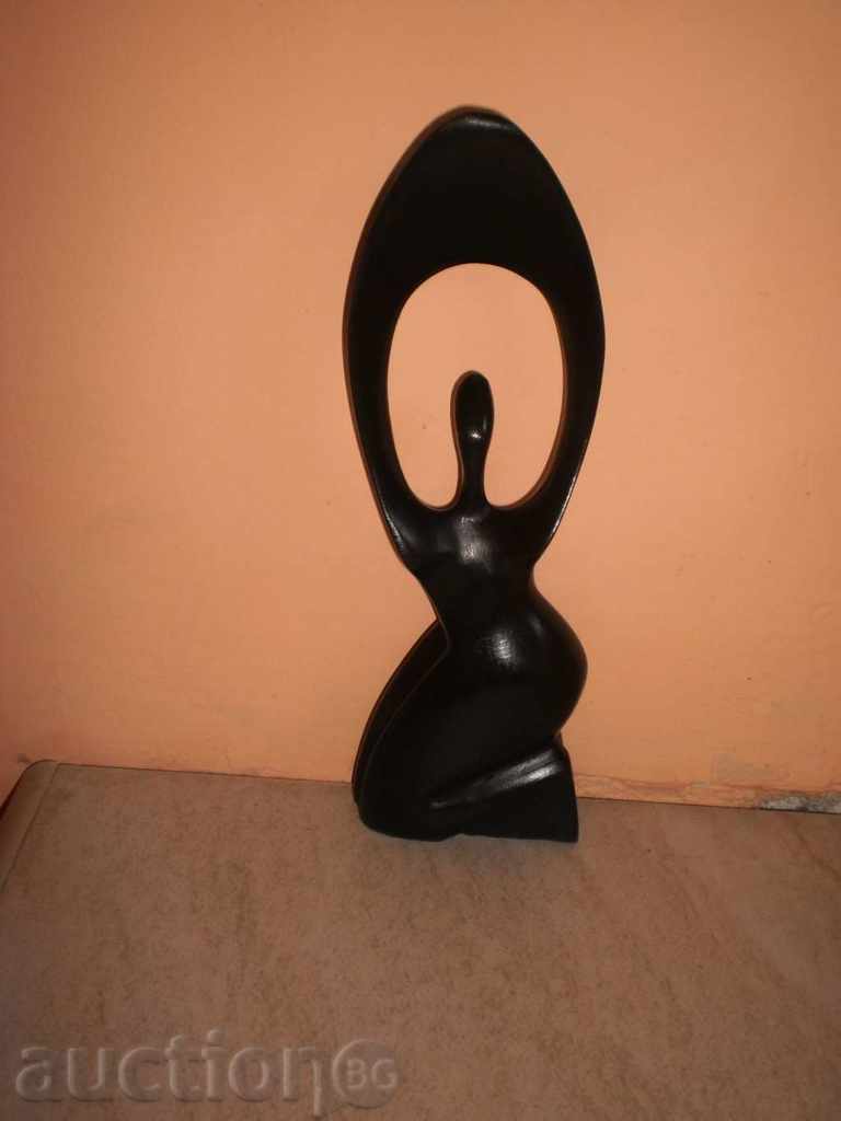 sculptura Mama Africa-lemn de abanos-2