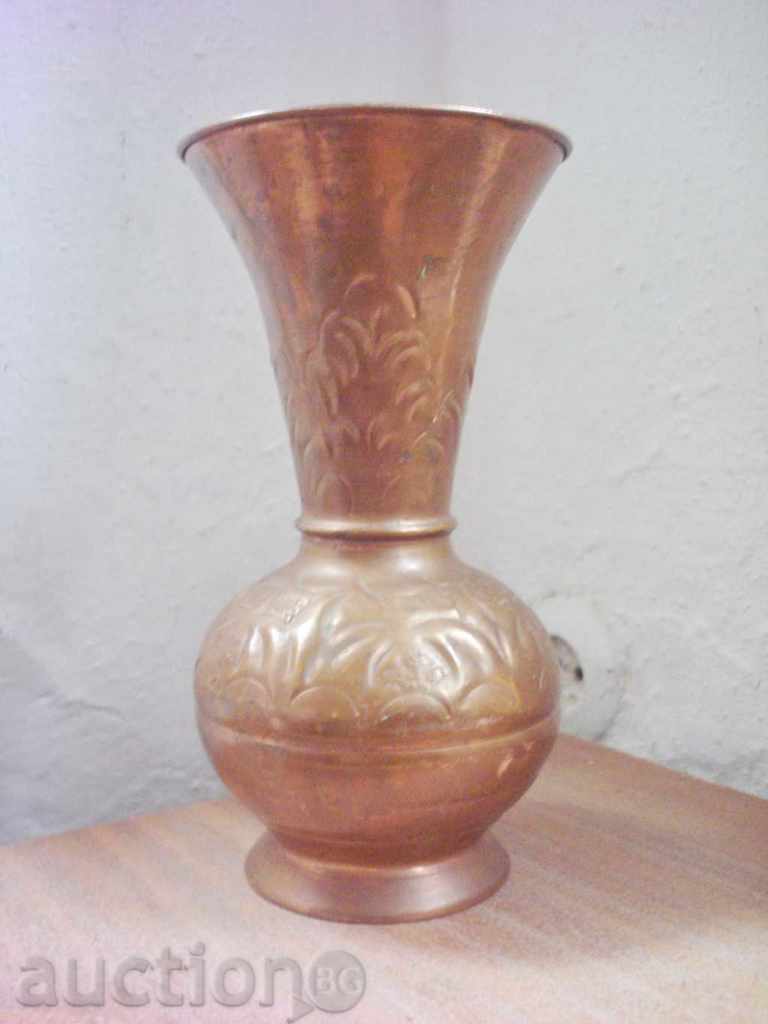 Old copper vase