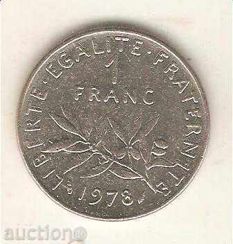 +Франция  1  франк  1978 г.