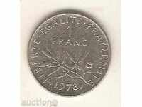 +Франция  1  франк  1978 г.