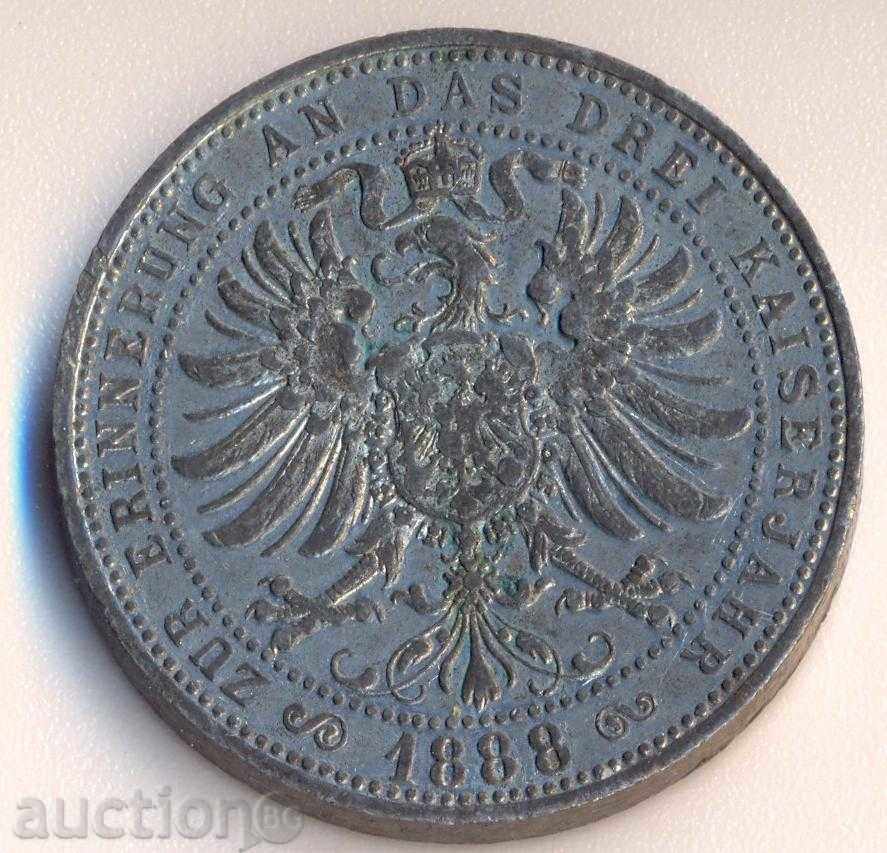 Desktop μετάλλιο ψευδαργύρου "Τρεις Kayseri" το 1888, 35 mm. με τιμή 80.00 BGN | € 40.90 Desktop μετάλλιο ψευδαργύρου "Τρεις Kayseri" το 1888, 35 mm. με τιμή 80.00 BGN | € 40.90