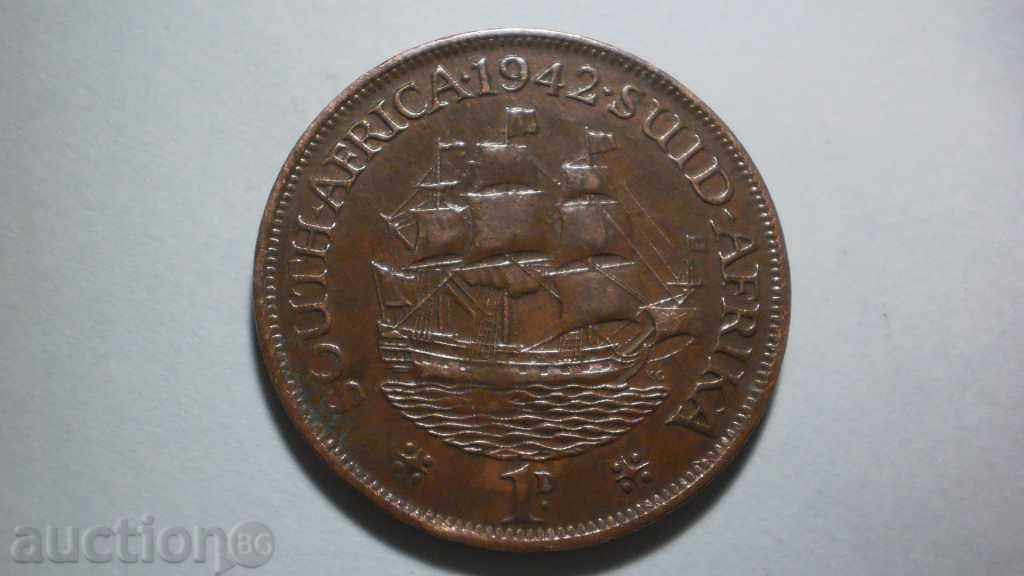 South Africa 1 penny 1942