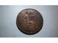 monede de cupru 1 PENNY 1914 ENGLAND