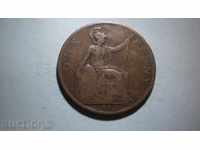χάλκινο νόμισμα 1 ΠΕΝΝΥ 1913 ENGLAND