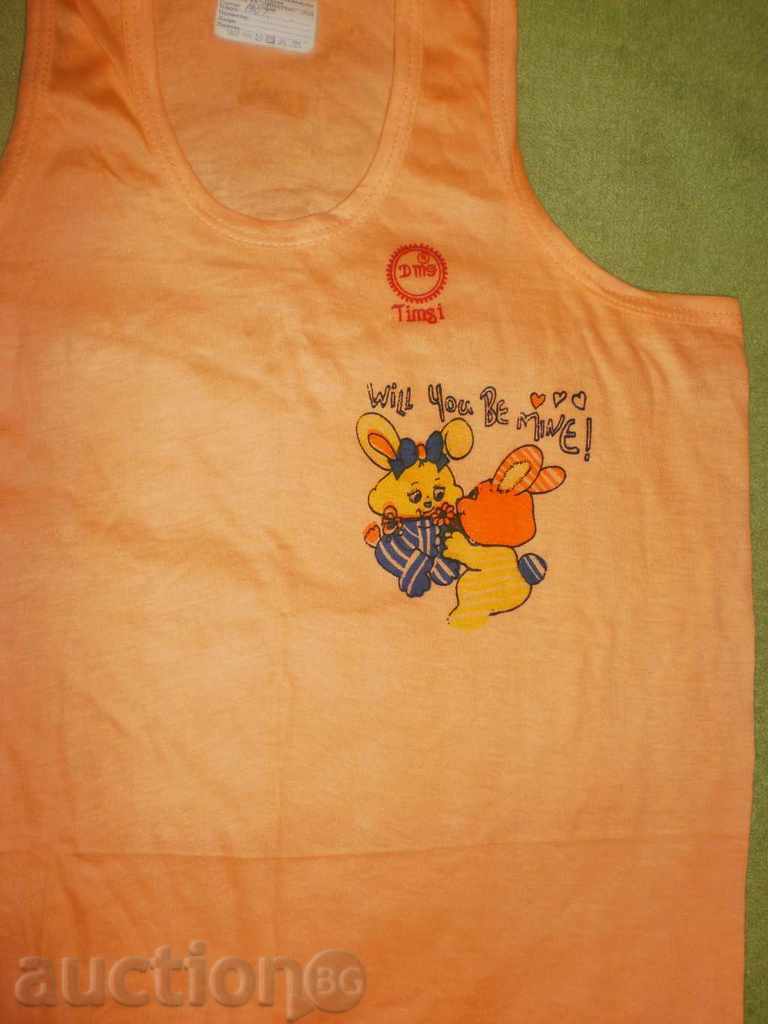 Kids t-shirt, new, size for 4-5 year old child with price 3.00 BGN | € 1.53 Kids t-shirt, new, size for 4-5 year old child with price 3.00 BGN | € 1.53