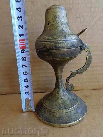 Old bronze candle, candela, cross, icon with price 89.00 BGN | € 45.50 Old bronze candle, candela, cross, icon with price 89.00 BGN | € 45.50