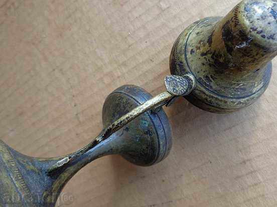 Delivery of Old bronze candle, candela, cross, icon Delivery of Old bronze candle, candela, cross, icon