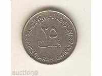 + United Arab Emirates 25 felt 1989