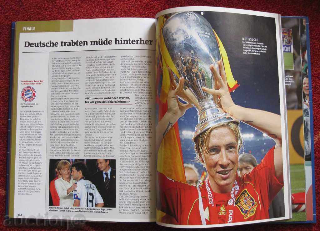 футбол книга Европейско първенство 2008г. с цена 50.00 лв. | € 25.56 футбол книга Европейско първенство 2008г. с цена 50.00 лв. | € 25.56