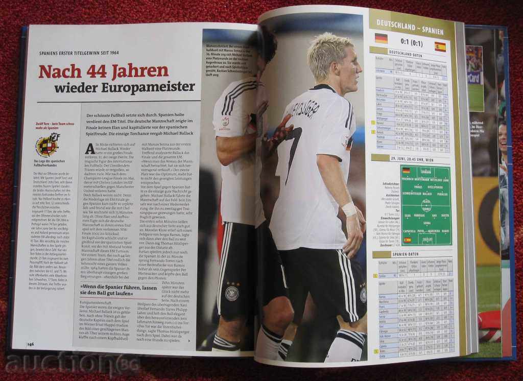 Аукцион футбол книга Европейско първенство 2008г. Аукцион футбол книга Европейско първенство 2008г.