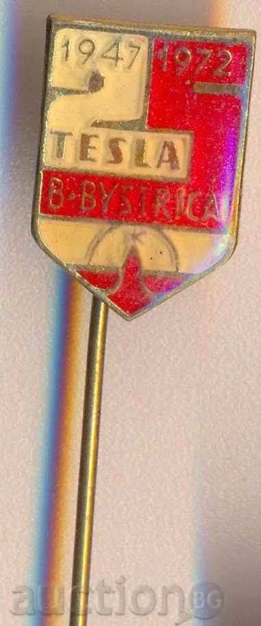 Badge TESLA Banska Bistrica 1972
