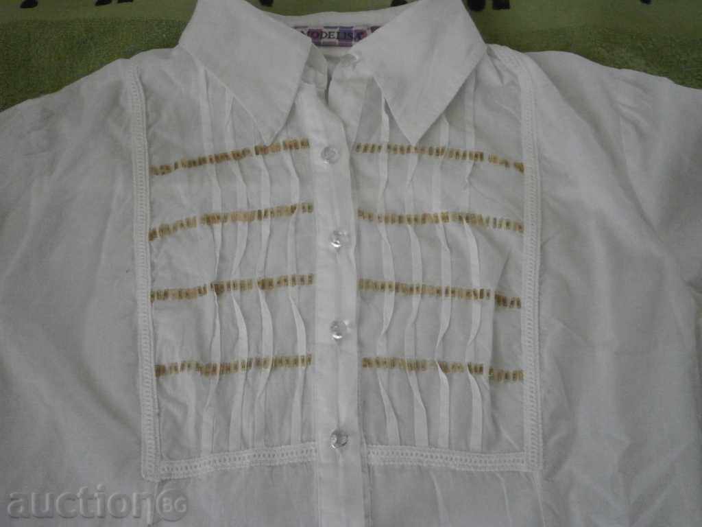Auction Ladies white blouse Modelisa size M Auction Ladies white blouse Modelisa size M