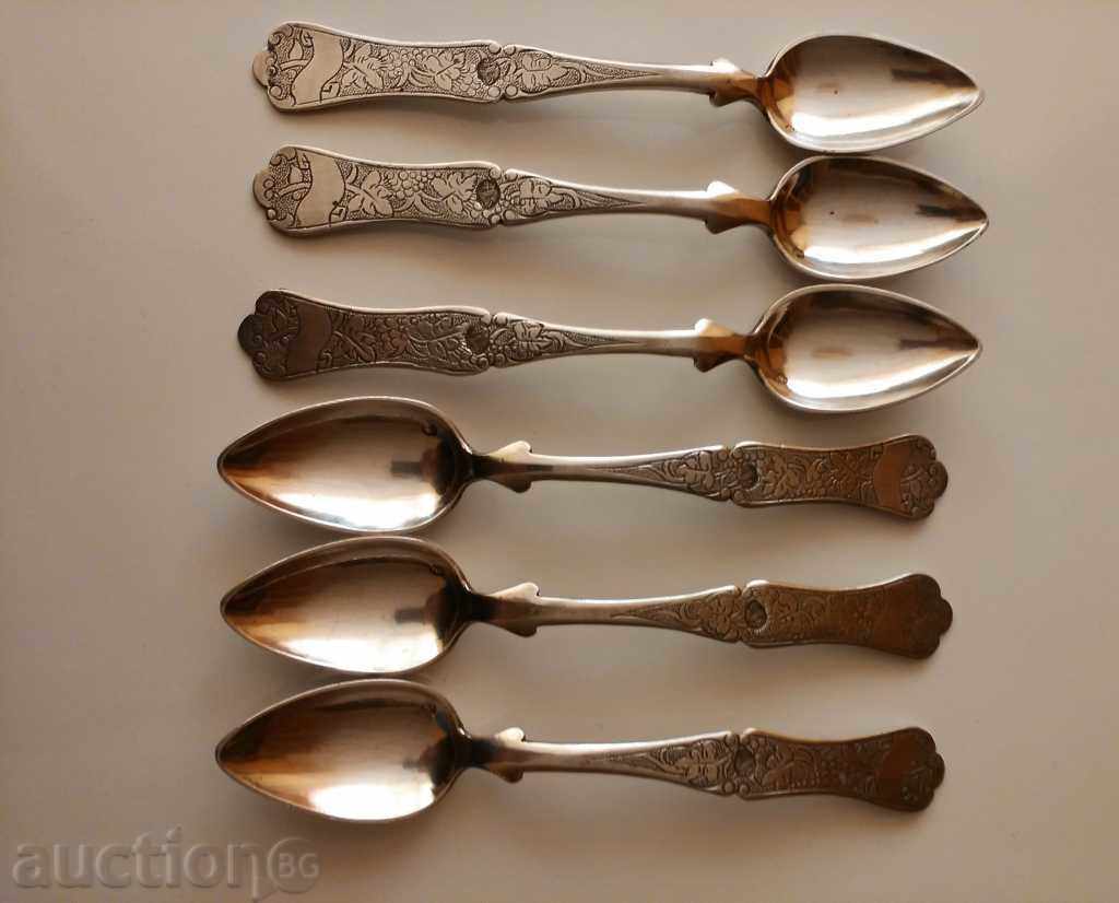 SILVER SPOONS - 6 SILVER SPOONS - 6