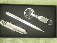 Luxury new business set Nogest - knife, chemical and key