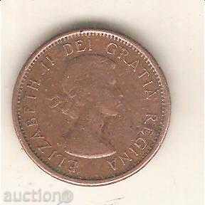 + Canada 1 cent 1962 with price 0.80 BGN | € 0.41