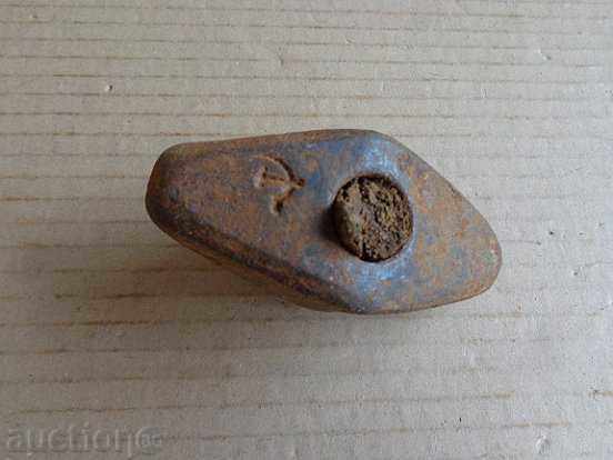 An old stone hammer, a tool, a kink - 5 An old stone hammer, a tool, a kink - 5