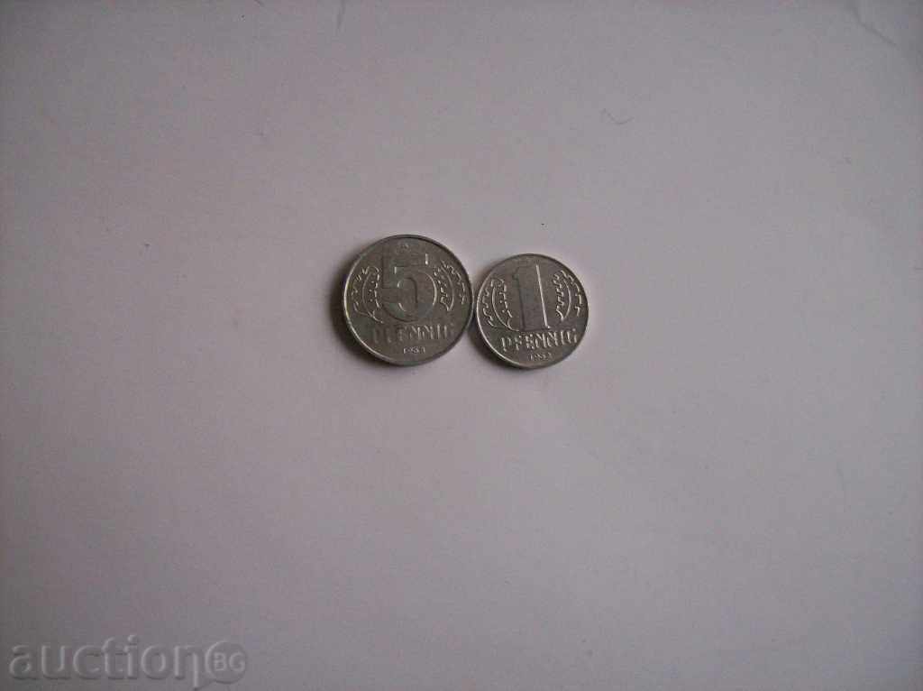 monede Lot Germania de Est