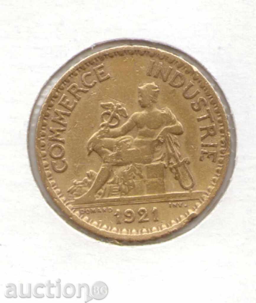 ++Franța-1 Franc-1921-KM# 876-Camere de Comerț