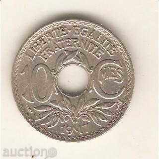 + Γαλλία 10 centimes 1917