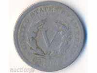 Statele Unite ale Americii 5 cenți 1911