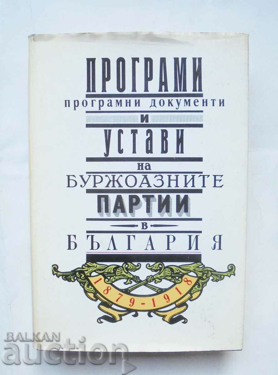 Programs, program documents and statutes of bourgeois parties